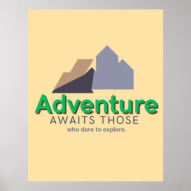 Poster Découvrez l'art de l'aventure (Devant)