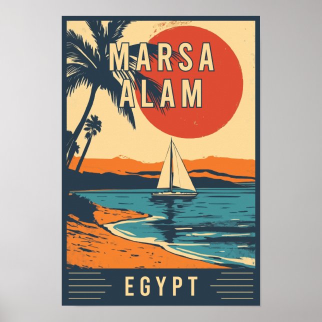 Poster Découvrez le paradis de la mer Rouge Marsa Alam en (Devant)