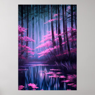 Poster Découvrir la splendeur cachée de la flore rose