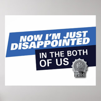 Poster Déçu ・ Brooklyn 99