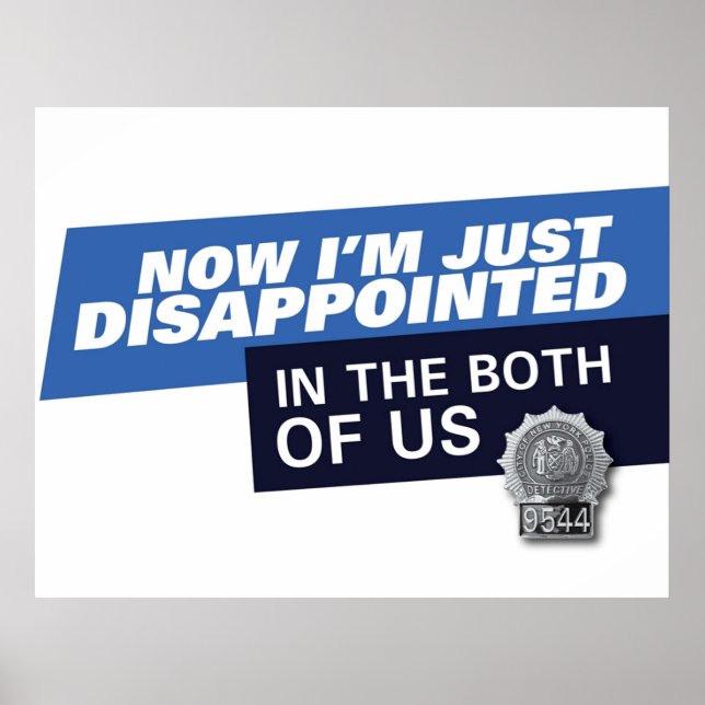 Poster Déçu ・ Brooklyn 99 (Devant)