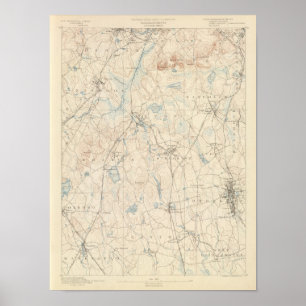 Poster Dedham, Massachusetts