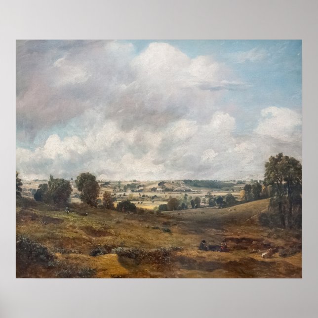 Poster Dedham Vale de East Bergholt - Constable (Devant)