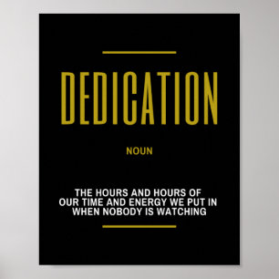 Poster Dédication Citation Inspirationnelle Sur Le Succès
