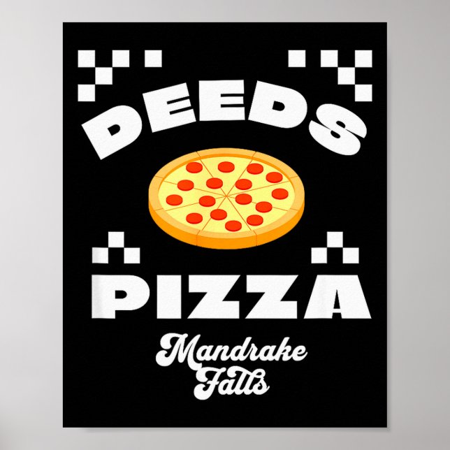 Poster Deeds Zza - Man Falls  (Devant)