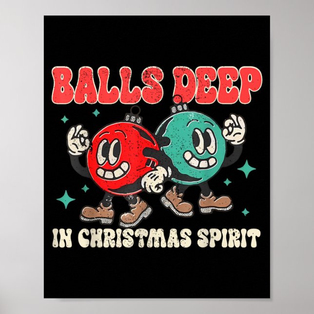 Poster Deep In Christmas Srit Christmas Humorous Festive  (Devant)