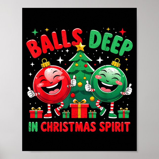 Poster Deep In Christmas Srit Funny Ornament  (Devant)