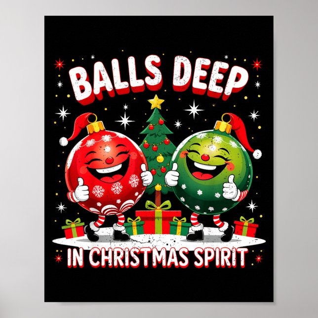 Poster Deep In Christmas Srit Funny Ornament  (Devant)