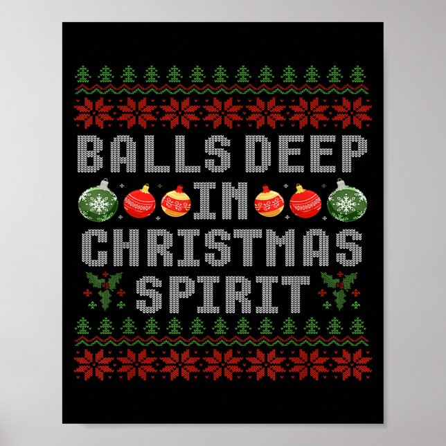 Poster Deep In The Christmas Srit Couples Ugly Matching  (Devant)