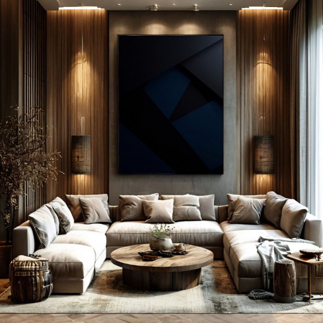 Poster Deep Night Geometry (Créateur téléchargé)