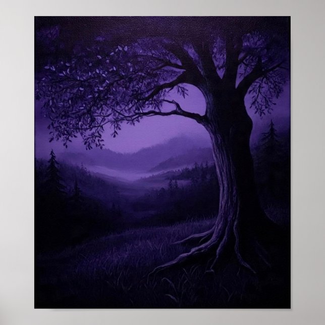 Poster DeepPurpleNight (Devant)