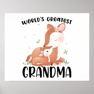 Poster Deer Doe et la plus grande grand grand-mère du mon