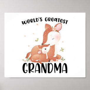 Poster Deer Doe et la plus grande grand grand-mère du mon