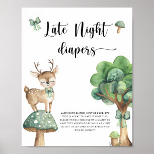 Poster Deer - Late night couches jeu