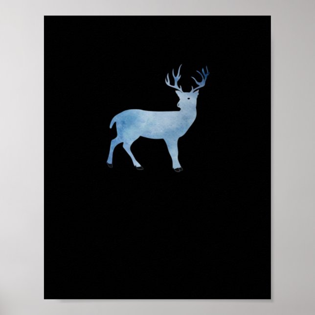 Poster Deer Modern Artistic Design  (Devant)
