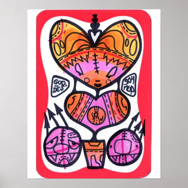 Poster déesse (Devant)