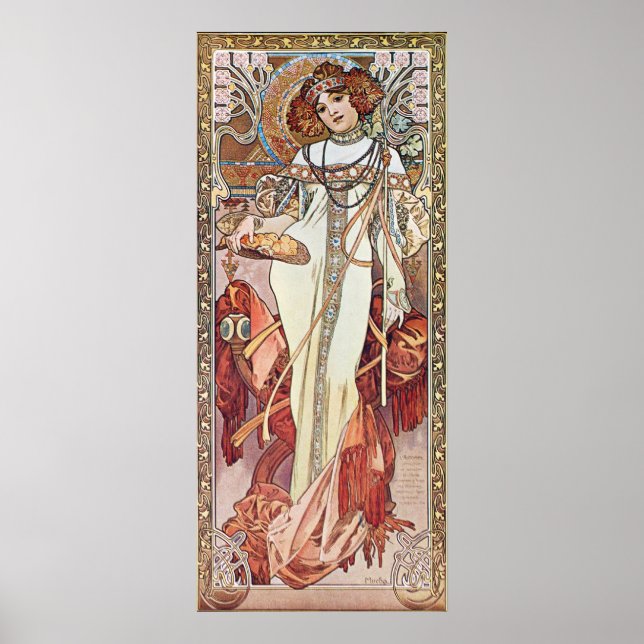 Poster Déesse Art Nouveau (Devant)