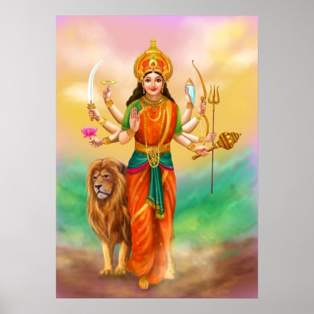 Poster Déesse de Durga (Devant)