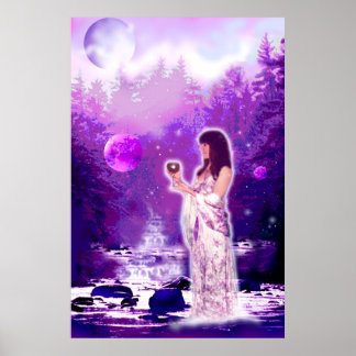 Poster Déesse de la lune