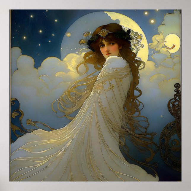 Poster Déesse de la lune (Devant)