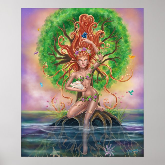 Poster Déesse de la Terre (Devant)
