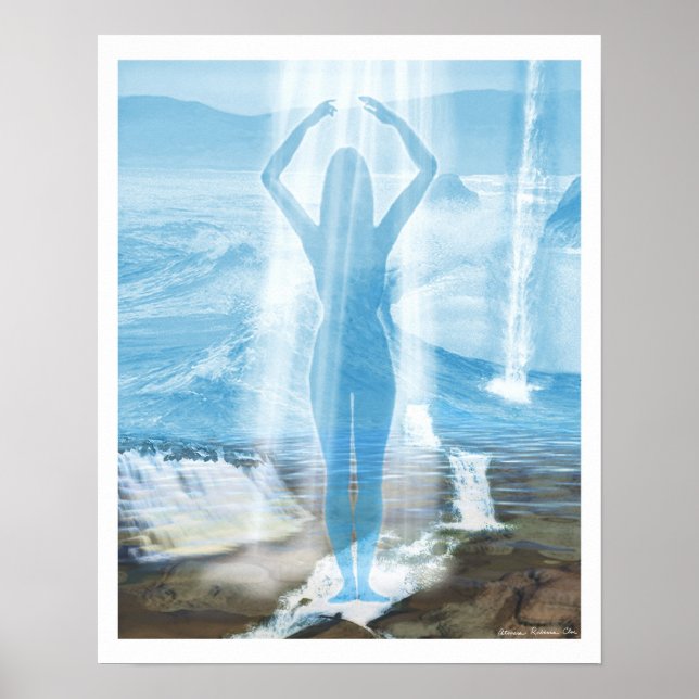 Poster Déesse de l'eau (Devant)