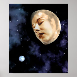 Poster déesse de lune
