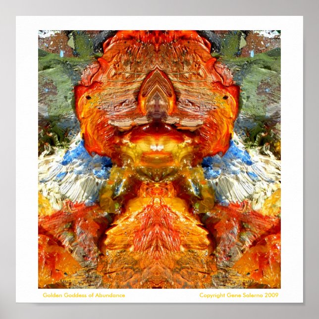 Poster Déesse d'or de l'abondance (Devant)