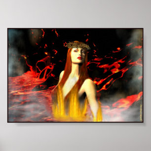 Poster Déesse du feu Imprimer