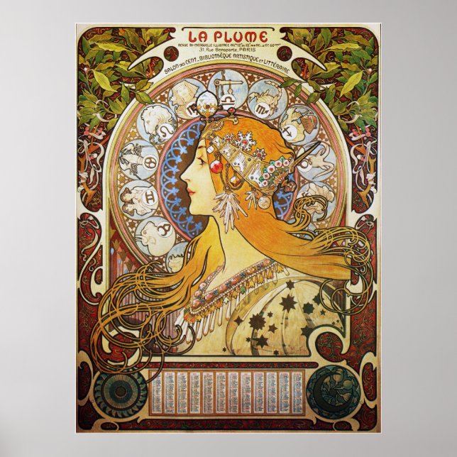 Poster Déesse du Zodiaque (Devant)
