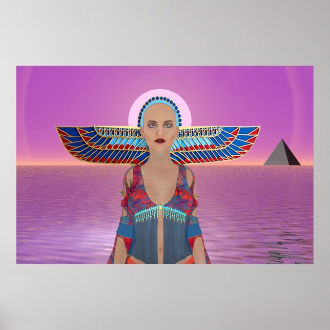 Poster Déesse égyptienne (Devant)