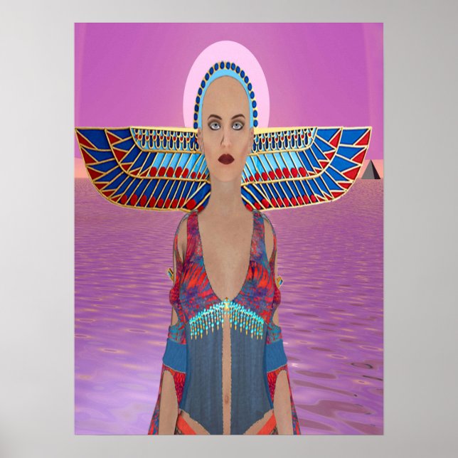 Poster Déesse égyptienne (Devant)