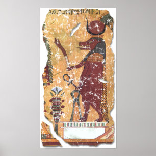 Poster Déesse égyptienne antique Hathor