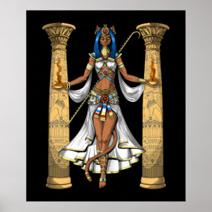 Poster Déesse égyptienne Bastet