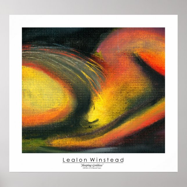 Poster "Déesse endormie" (Devant)