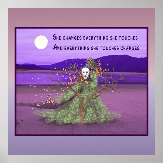 Poster Déesse Et Lune (Devant)