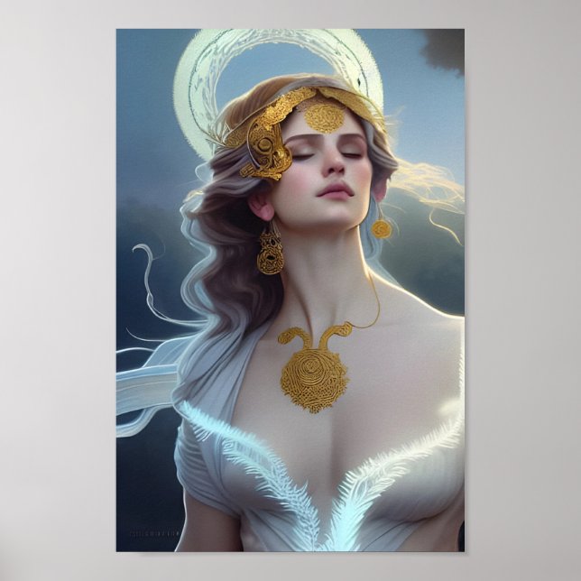 Poster Déesse éthérée (Devant)