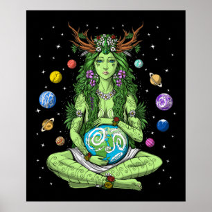 Poster Déesse Gaia