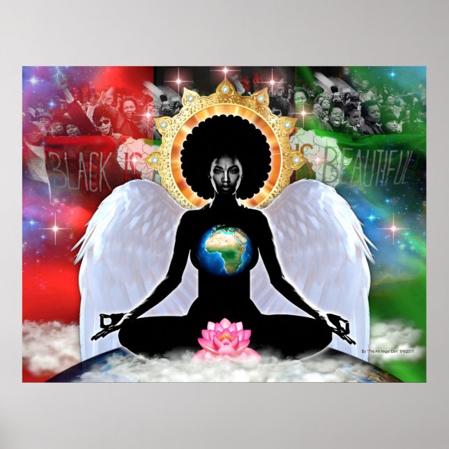 Poster Déesse impériale Sun - 36 po x 28 po (Devant)