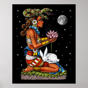 Poster Déesse Maya Ixchel