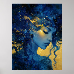 Poster Déesse mystique de la Lune