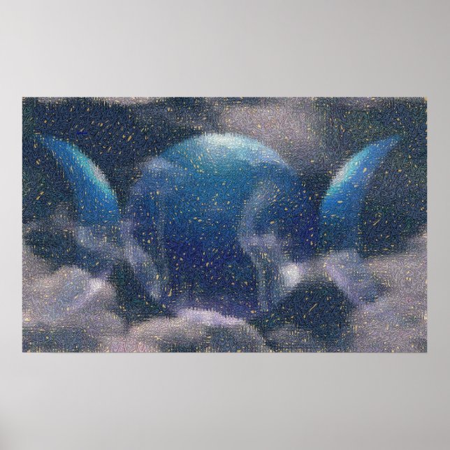 Poster Déesse triple (Devant)