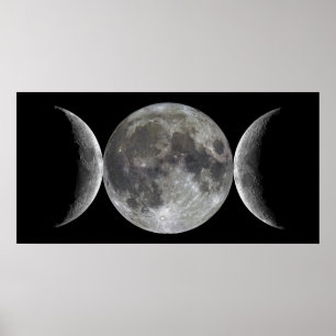 Poster Déesse Triple Moon