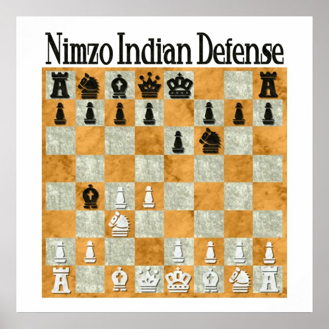 Poster Défense Nimzo-indienne (Devant)