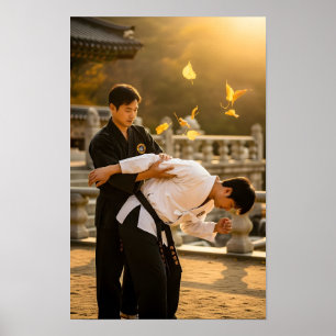 Poster Défense personnelle Hapkido coréen