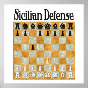Poster Défense sicilienne