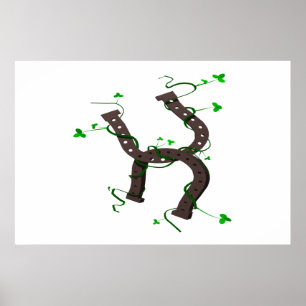 Poster Défer à cheval