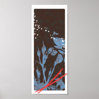 Poster Défilement mural Katana