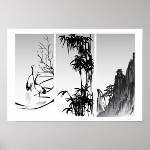 Poster Défilement Oriental vertical