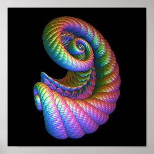 Poster Défilement Rainbow Cornucopia